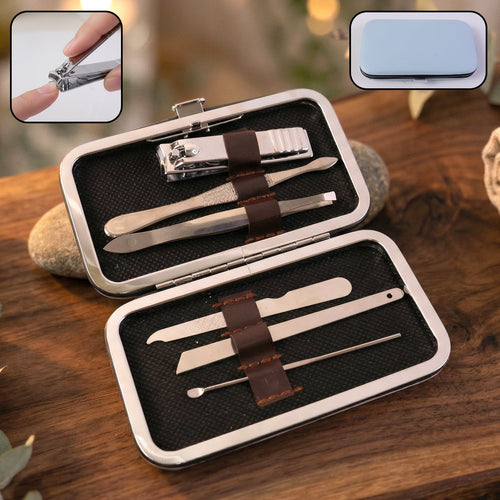 6 in 1 premium nail care manicure pedicure kit