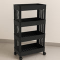  4-Layer Plastic Storage Rack Wheels - main