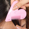 Heart Shape Baby Hair Scissors - Lightweight Stainless Steel Thinning Shears
