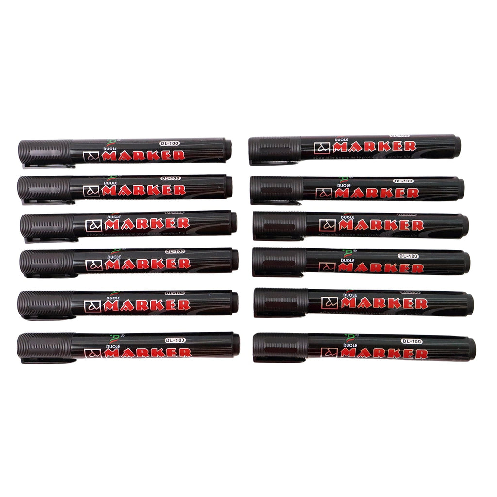 Black Permanent Marker Pens