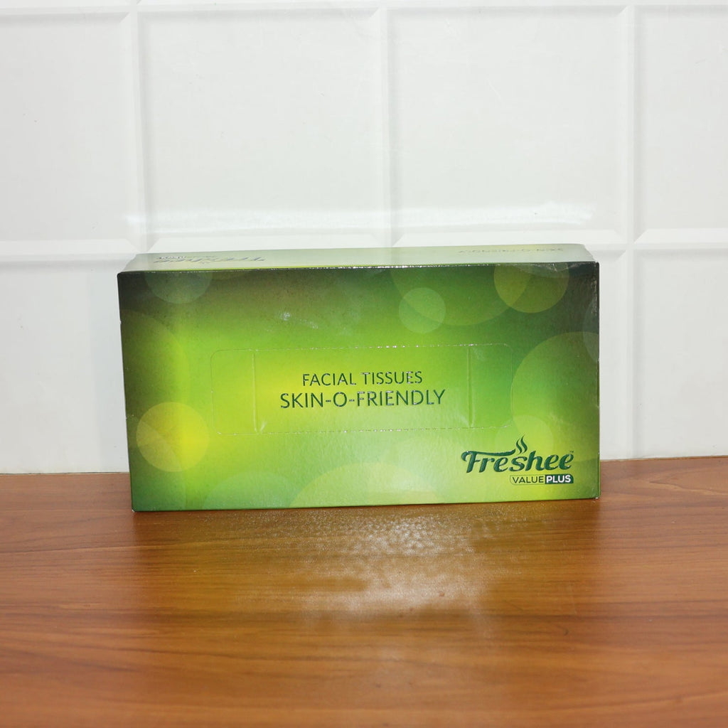 Freshee Premium Skin-Friendly Facial Tissues — 100 Pc Box (18 x 20 cm)