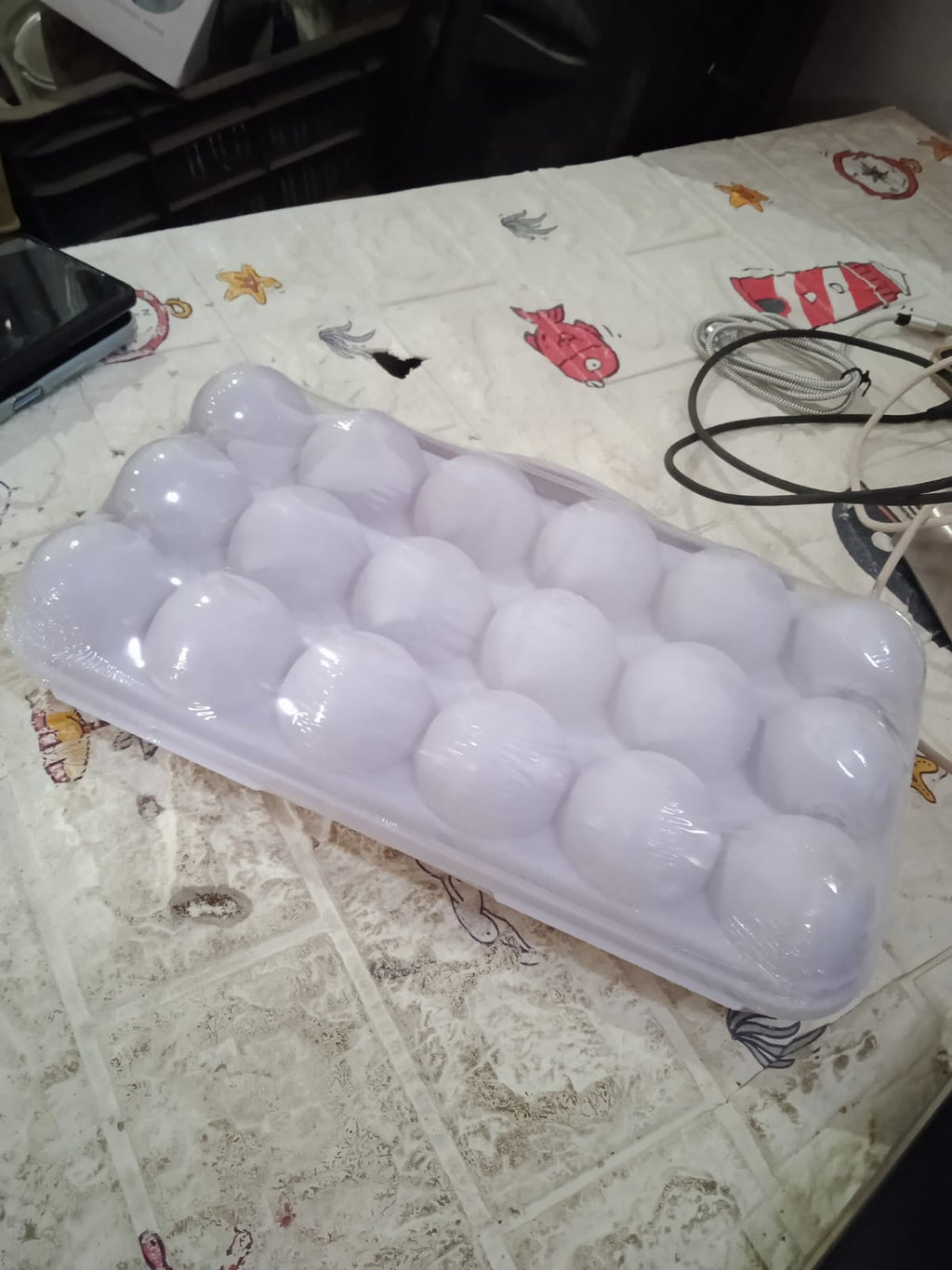 18 Grid Egg Holder Storage, Shock-Proof Egg Container with Buckle