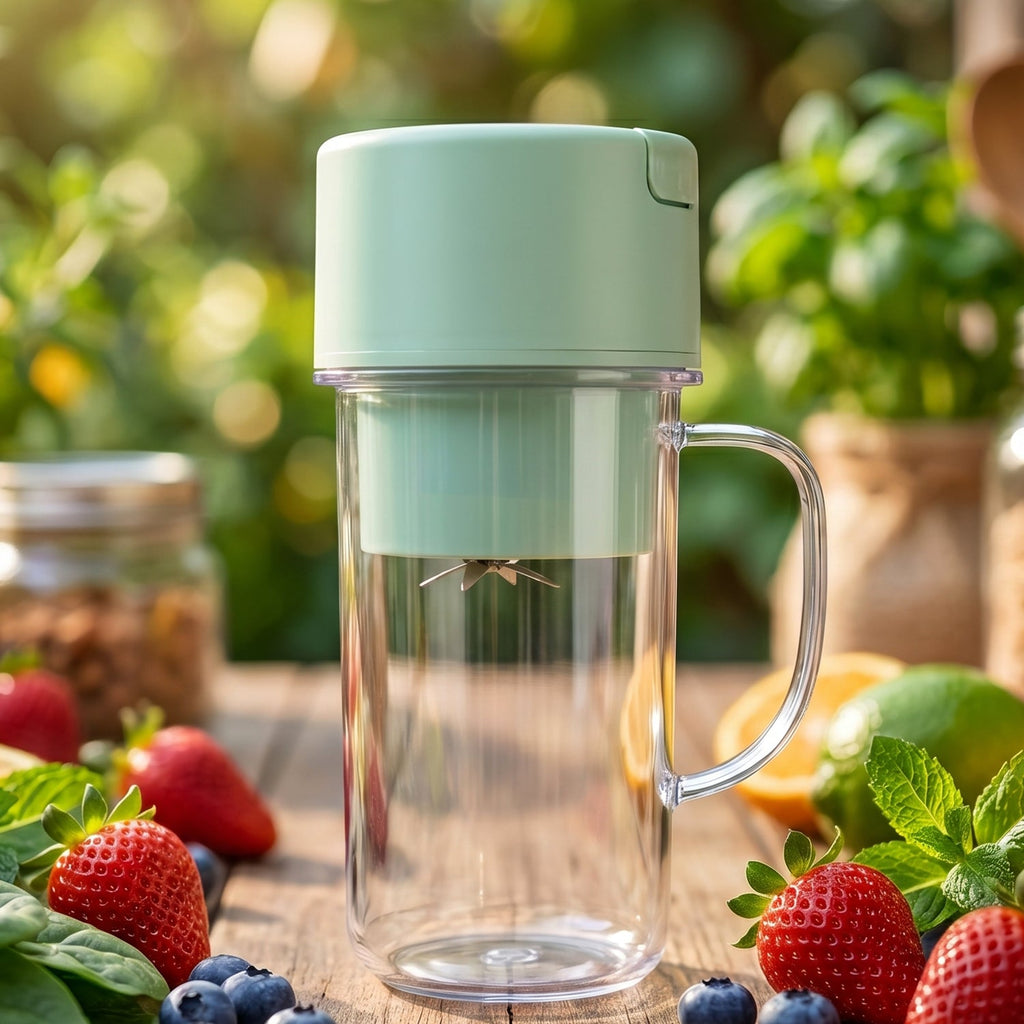 Portable USB Rechargeable Juicer & Blender, 340ml