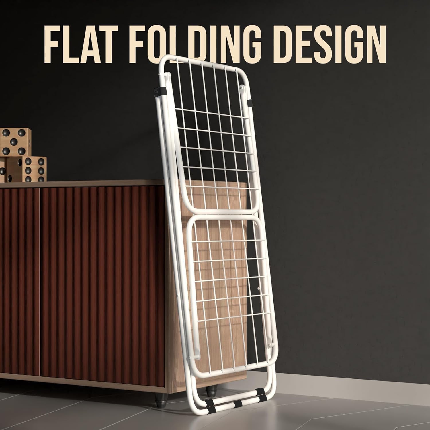Big Foldable Butterfly Clothes Drying Stand with Wide Wings