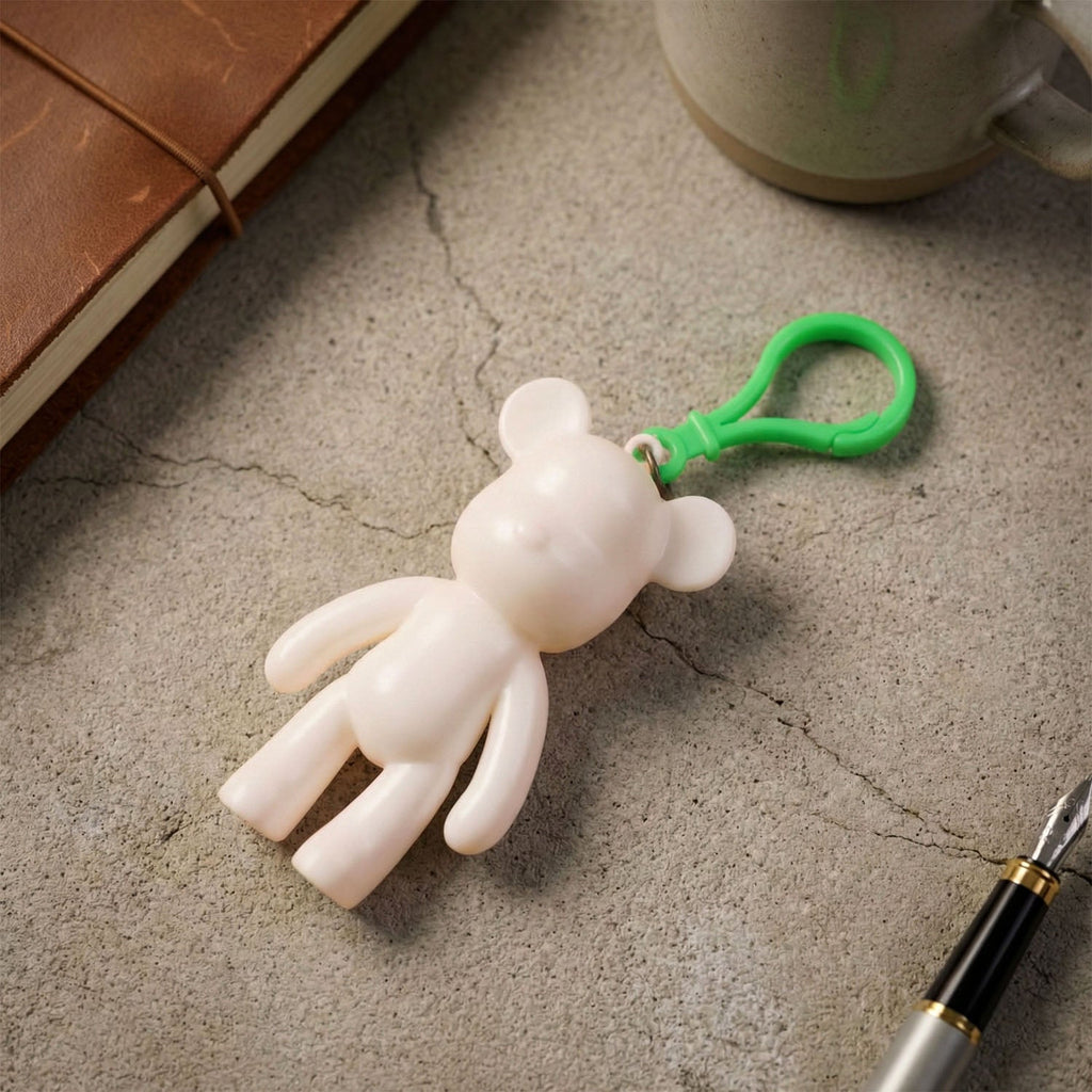 Cute Bear Shape Decorative Keychain (1 Pc)